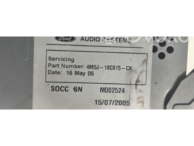 Радио/ проигрыватель CD/DVD / навигация 4M5J18C815CX Ford C-MAX I