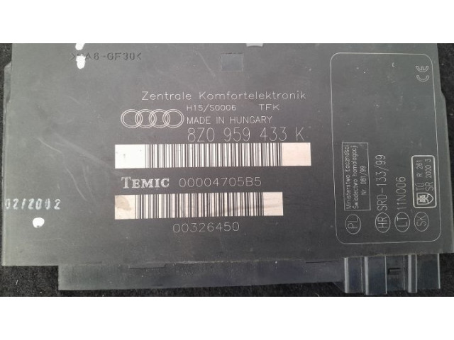 Комфортный модуль 8Z0959433K Audi A2