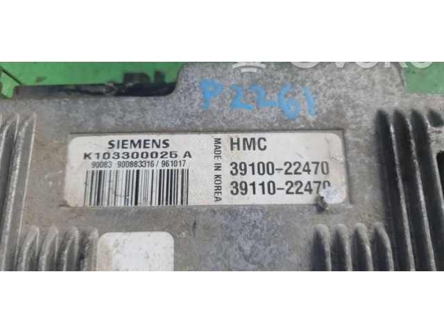 Řídící jednotka 3910022470. Hyundai Accent 1995