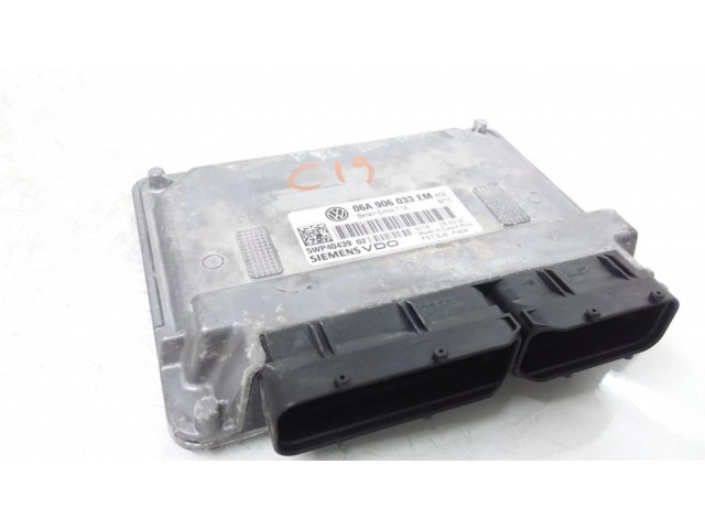 Блок управления двигателя 06A906033EM, 5WP40439 Volkswagen Golf V