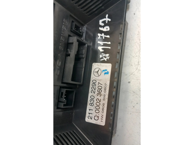 Блок управления климат-контролем A2118302290, 2118302290   Mercedes-Benz E W211