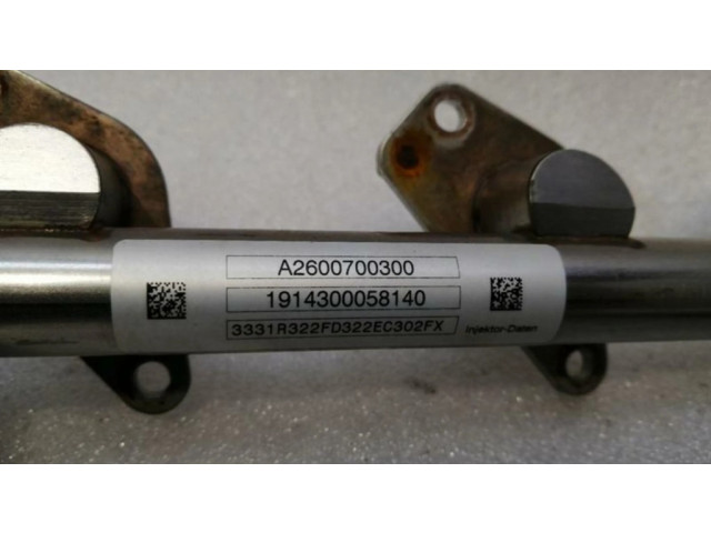 Vstřikovací lišta A2600700900, A2560705600 Mercedes-Benz A W177 AMG pro benzínový motor 2.0