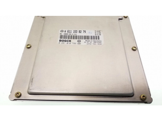 Řídící jednotka 0281010799, A6111538279   Mercedes-Benz C W203 2003