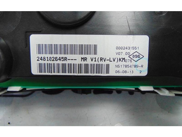 Панель приборов 248102645R Dacia Lodgy