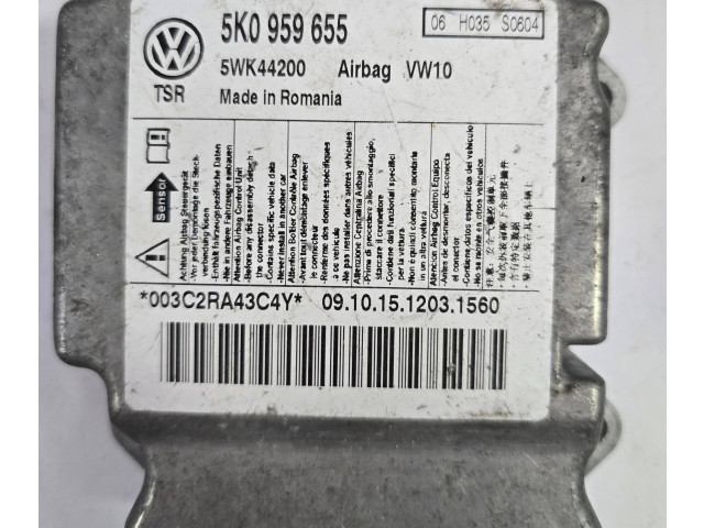 Блок подушек безопасности 5K0959655, 5WK44200 Volkswagen Golf VI