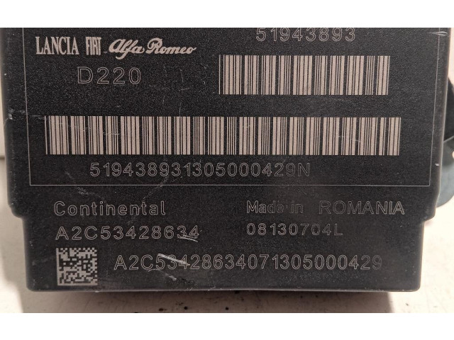 Блок подушек безопасности 51943893, 199B4000   Fiat 500L