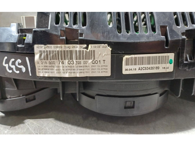Панель приборов A2189007403   Mercedes-Benz CLS C218 X218       