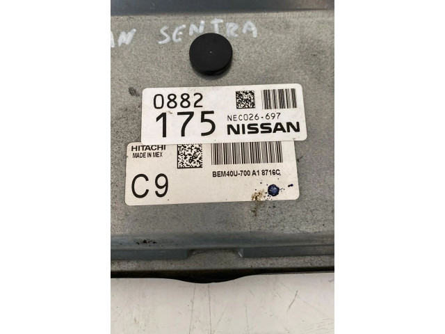Блок управления двигателя NEC026-697, MRA8   Nissan Sentra B11