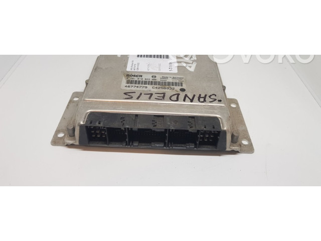 Блок управления двигателя 0281010022, 46774779 Alfa Romeo 166