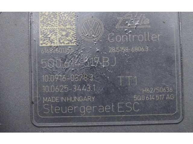 Блок АБС 5Q0614517BJ   Volkswagen  PASSAT B8  2015- года