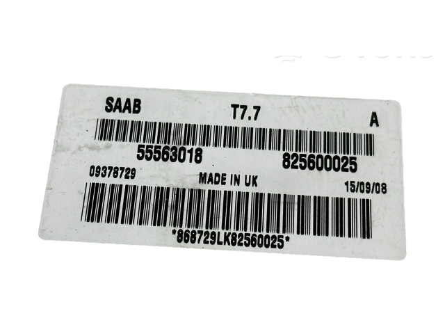 Блок управления двигателя 55563018, 09378729 Saab 9-5