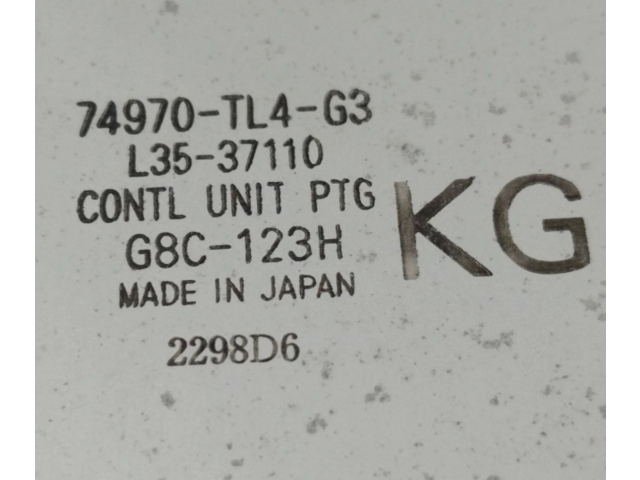 Блок управления 74970TL4G3, G8C123H Honda Accord