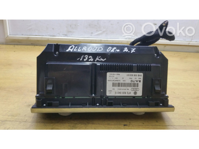 Блок управления климат-контролем 4F2820043Q   Audi A6 Allroad C6