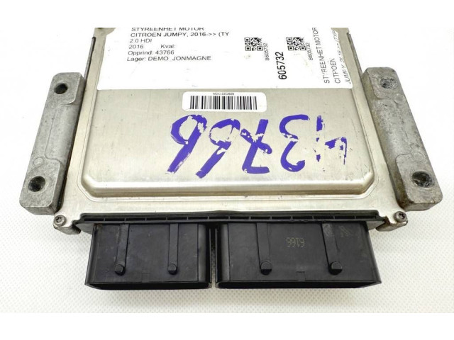 Блок управления двигателя 9809447980, 28528899 Citroen Jumper