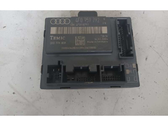 Блок комфорта 4F0959792   Audi A6 S6 C6 4F   