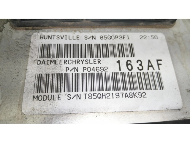 Блок управления P04692162AF, NT85HU2207A8K92   Jeep Grand Cherokee