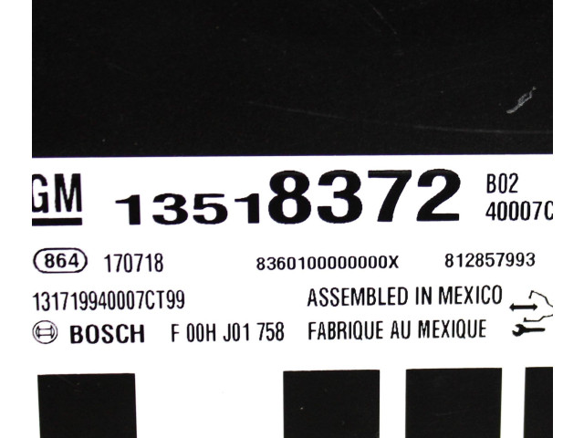 Блок комфорта 13518372   Chevrolet Camaro   