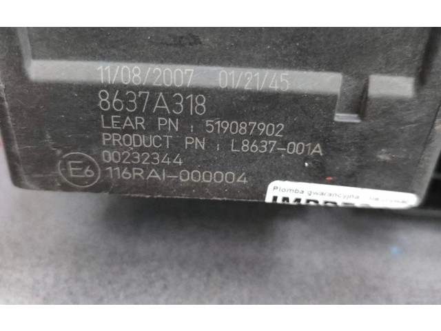 Блок предохранителей 8637A318, IMPRK1394736 Mitsubishi Lancer VIII