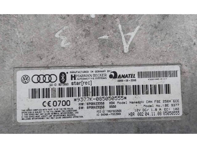 Блок комфорта 8P0862335S, 0980003390   Audi A3 S3 A3 Sportback 8P   