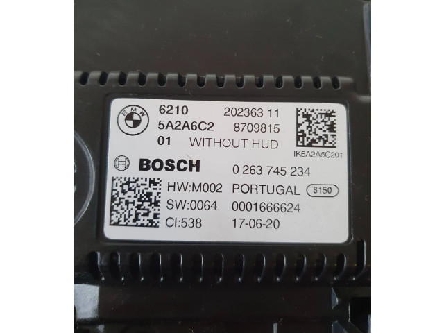 Přístrojová deska BMW 3 G20 G21 2020 8709815, 20236311