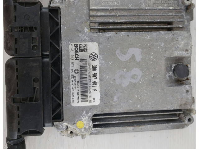 Блок управления двигателя 3D0907401A, 8E0907401AB   Volkswagen Phaeton