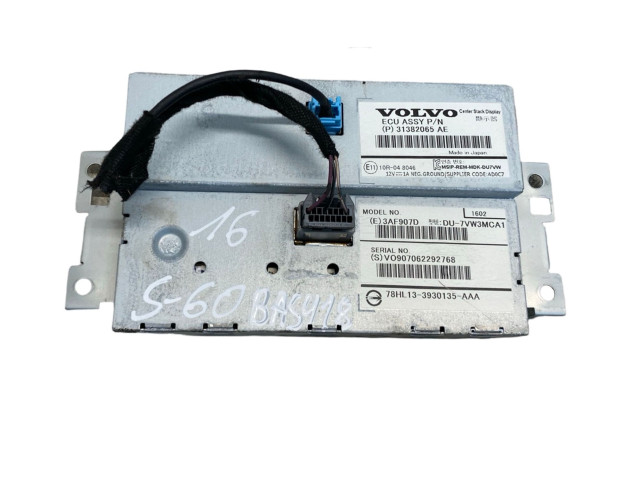 Дисплей 31382065, 78HL133930135AAA Volvo S60