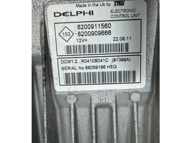 Комплект блоков управления 8200909666, 8200911560   Renault Clio III