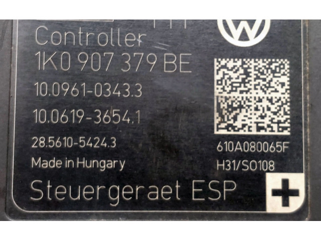 Блок АБС 1K0907379BE, 1K0614517CP Skoda Octavia Mk2 (1Z) 2004 - 2013 года