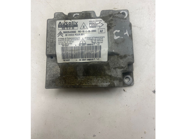 Блок подушек безопасности 603726100, 9662643980 Citroen C4 I