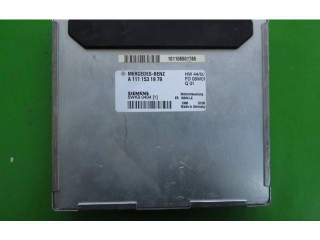 Řídící jednotka A1111531979, 5WK90404 Mercedes-Benz CLK A208 C208 2000