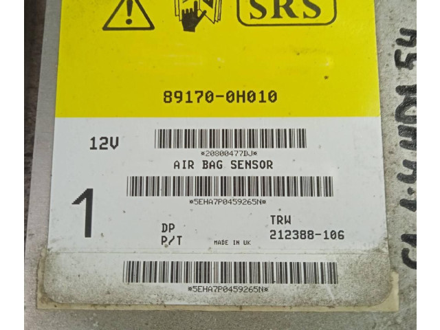 Блок подушек безопасности 891700H010   Citroen C1