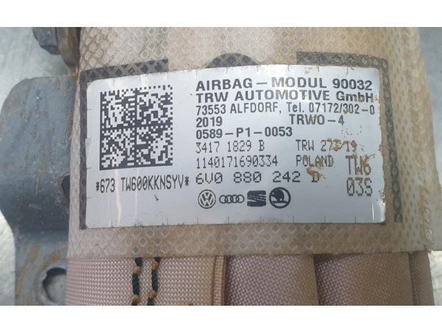 Подушка безопасности в сиденье 6V0880242, 34171829 Skoda Fabia Mk3 (NJ)