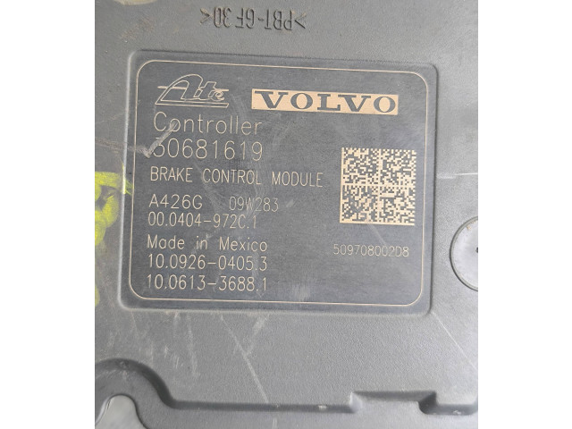 Блок АБС 30681619, 10092604053   Volvo  V70  2014 - 2016 года