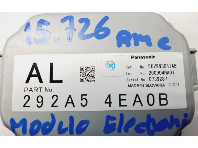 Řídící jednotka 292A54EA0B, MODULOELECTRONICO Nissan Micra 2020