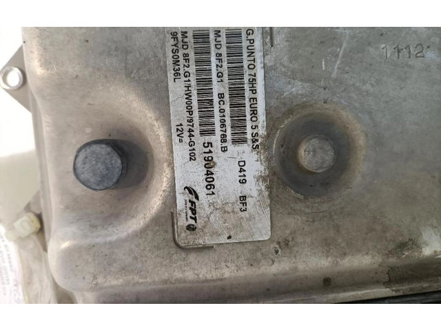 Řídící jednotka 51904061 Fiat Punto Evo 2009