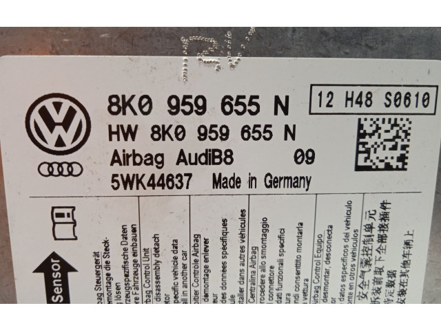 Блок управления надувных подушек 8K0959655N, 5WK44637   Audi A4 Allroad       