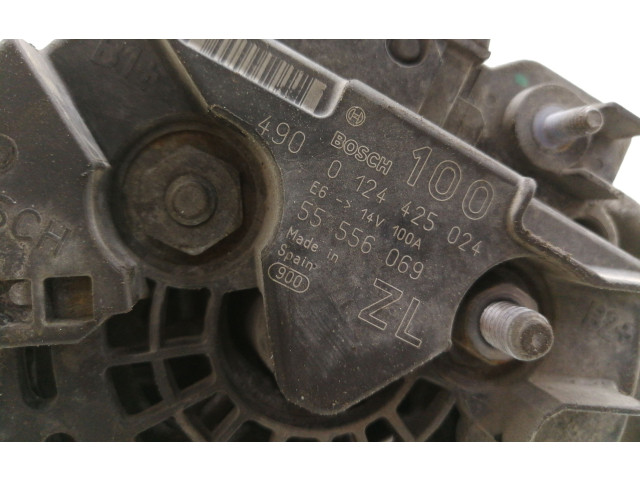 Генератор 0124425024, 55556069   Opel Astra H 1.4     