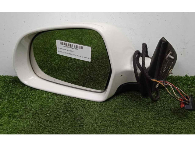 Зеркало (управляемое электричеством) SINREFERENCIA, BLANCO   Skoda Octavia Mk2 (1Z)