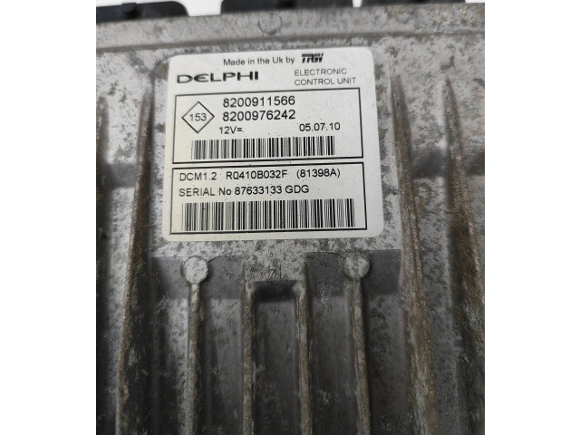 Блок управления двигателя 8200911566, 8200976242   Renault Twingo II