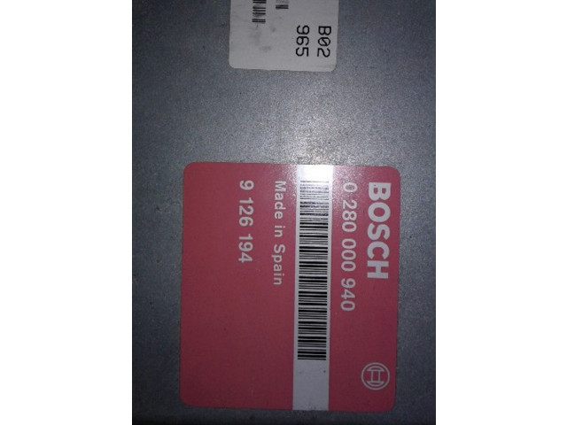 Блок управления впрыском 0280000940, 0280000940   Saab 9000 CS