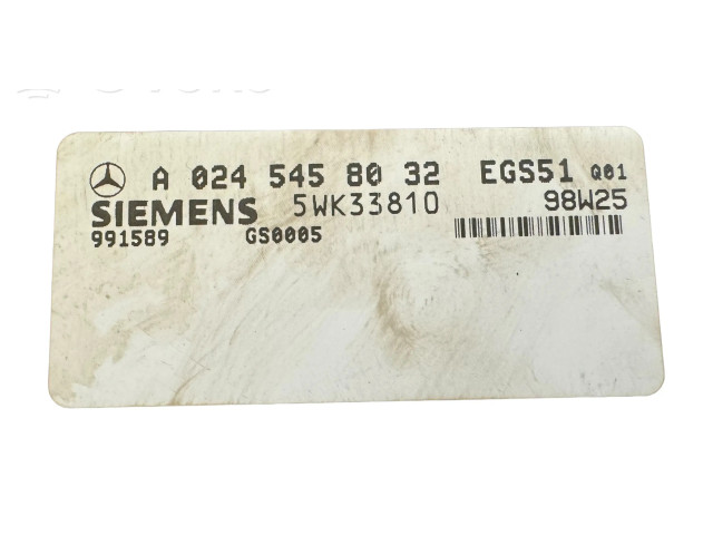 Блок управления коробкой передач A0245458032, 991589   Mercedes-Benz E W210