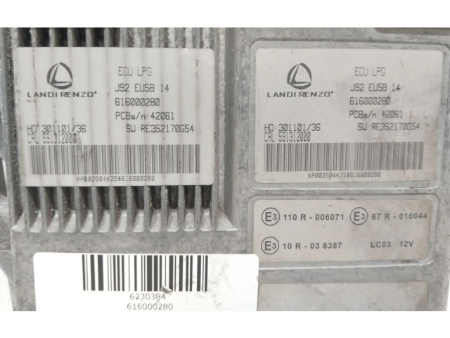 Блок управления двигателя 616000280 Dacia Lodgy