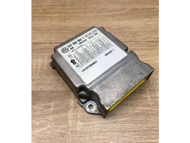 Блок подушек безопасности 1K0909605T, 5WK43412 Skoda Octavia Mk2 (1Z)