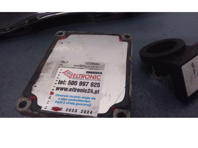 Блок управления двигателем Блок управления 12230554, 12230554   Opel Meriva A