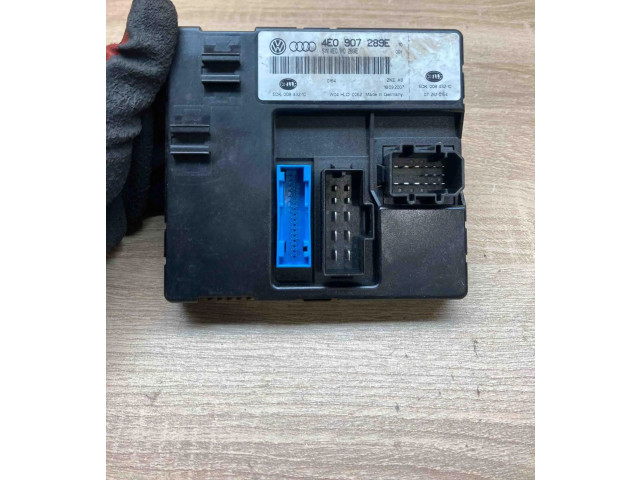 Блок комфорта 4E0907289E, 4E0910289E   Audi A8 S8 D3 4E   