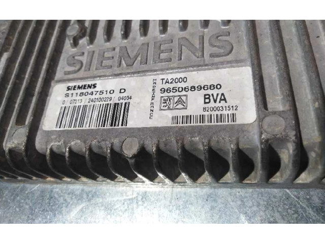 Блок управления коробкой передач 9650689680, 9650689680 Citroen Xsara