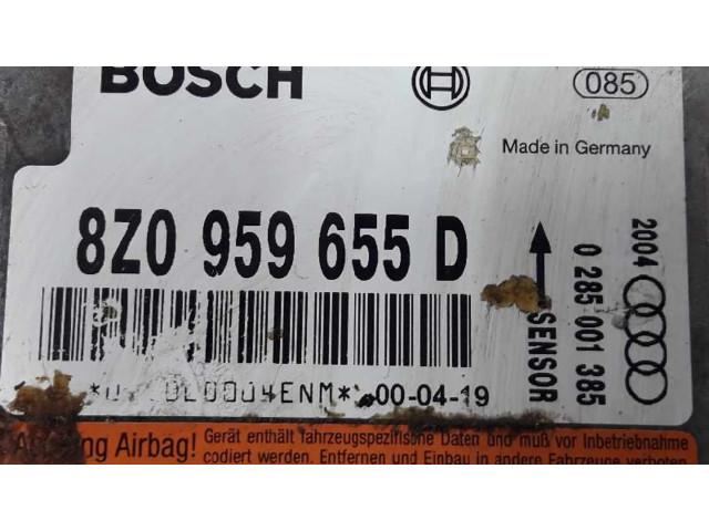 Блок подушек безопасности 8Z0959655D, 0285001385 Audi A2