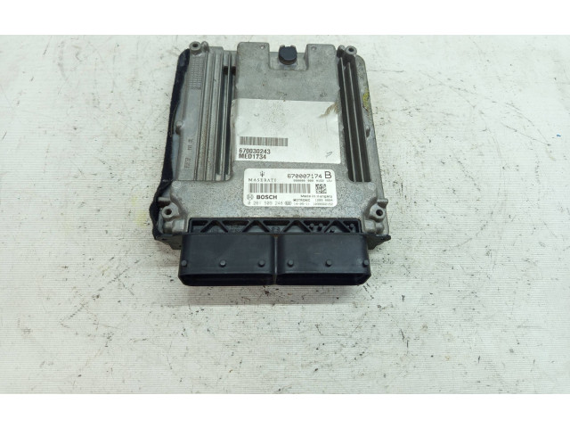 Блок управления двигателя 670007174B, 670030243 Maserati Ghibli