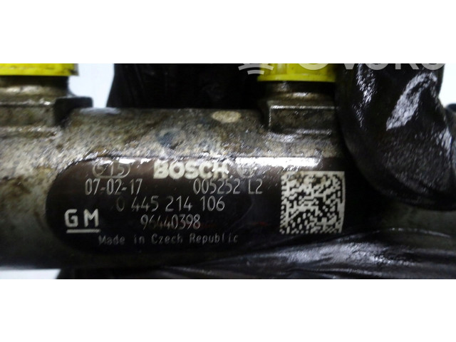 Vstřikovací lišta 0445214106, 96440398 Chevrolet Captiva