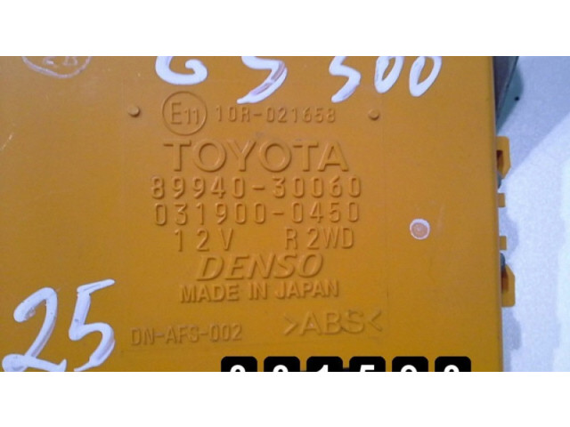 Řídící jednotka 89940-30060 Lexus GS 300 350 430 450H 2007